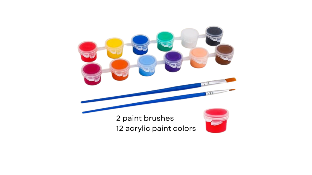 Paint & Sip Canvas Art Bag. Style 1