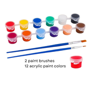 Paint & Sip Canvas Art Bag. Style 2