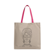 Paint & Sip Canvas Art Bag. Style 1