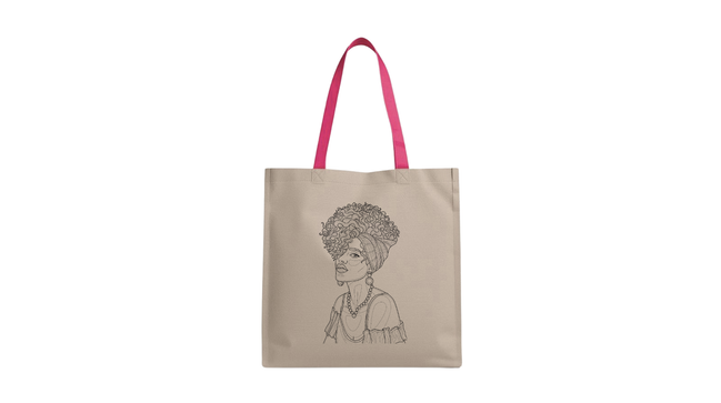 Paint & Sip Canvas Art Bag. Style 2