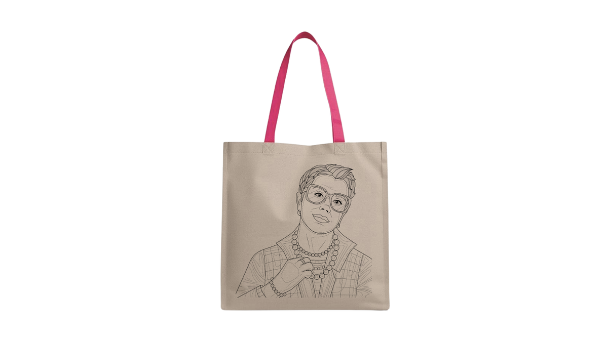 Paint & Sip Canvas Art Bag. Style 3