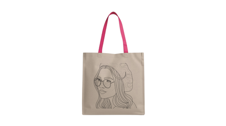 Paint & Sip Canvas Art Bag. Style 4