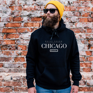 Built Tough, Chicago Made. Hoodie
