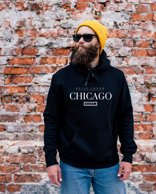 Built Tough, Chicago Made. Hoodie