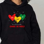 Kind Hearts Change the World. Hoodie