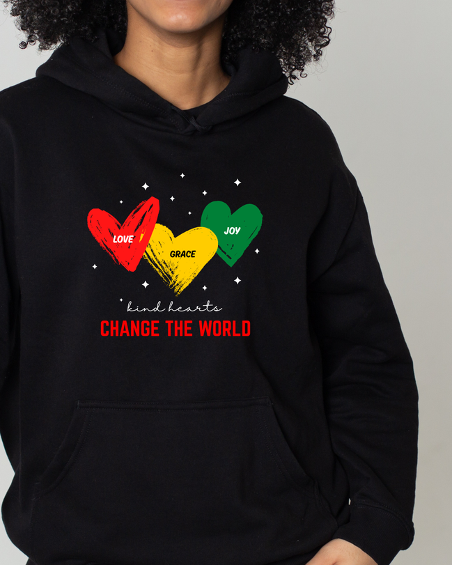 Kind Hearts Change the World. Hoodie