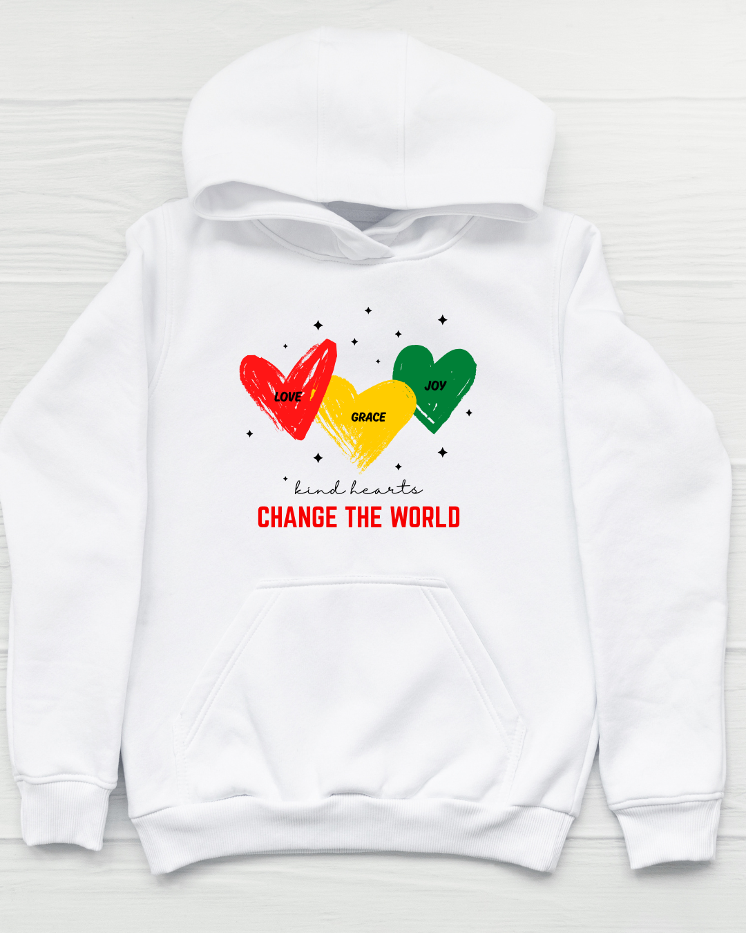 Kind Hearts Change the World. Hoodie