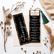 One Morning She Woke Up Stronger. Bookmark